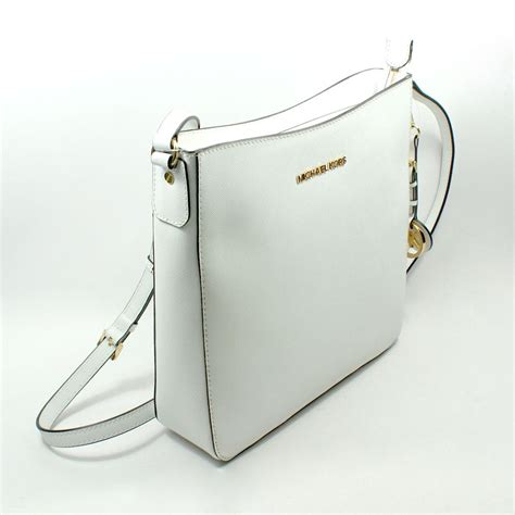 michael kors whitney small tote white|white michael kors crossbody.